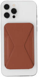 MOFT Snap-on Phone Stand & Wallet Sienna Brown