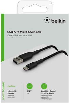 Belkin Braided USB-A to Micro USB 1m Cable