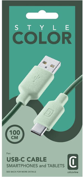Cellular Line Data Cable USBDATATYCSMARTG- USB Type-C/ USB Type-A 1m
