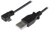 StarTech Micro USB rechts gewinkelt auf USB-A Kabel 2m schwarz