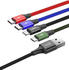 Baseus 4in1 Kabel Lightning, 2xUSB-C, Micro USB 1,2m