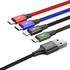 Baseus 4in1 Kabel 2xLightning, USB-C, Micro USB 1,2m