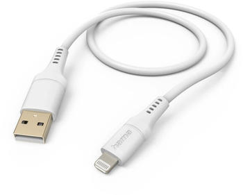 Hama 00201568 Ladekabel Flexible USB-A - Lightning 1,5m Weiß