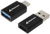 Sharkoon USB 3.2 Gen 1 Adapter USB-A > USB-C / USB-C > USB-A