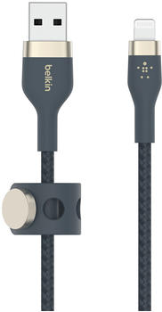 Belkin BoostCharge Pro Flex USB-A-Kabel auf Lightning 1m Blau