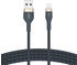 Belkin BoostCharge Pro Flex USB-A-Kabel auf Lightning 1m Blau