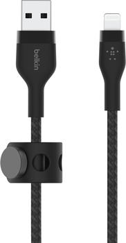 Belkin BoostCharge Pro Flex USB-A-Kabel auf Lightning 2m Schwarz