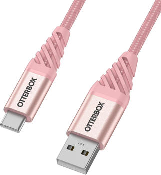 OtterBox USB-A-auf-USB-C Kabel 1m Sparkling Rose