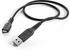 Hama 00201594 Ladekabel USB-A - USB-C 1 m Schwarz
