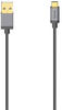 Hama 00200502, Hama USB-C-Kabel USB 2.0 (0,75m) (Schwarz)