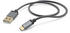 Hama Ladekabel Metall USB-A - USB-C 1,5m Metallmantel Anthrazit (00201551)