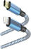 Hama Schnelllade- / Datenkabel Reflective USB-C - Lightning 1,5m Blau