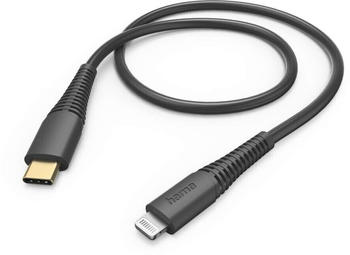 Hama Ladekabel USB-C - Lightning 1,5m Schwarz