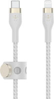 Belkin CAA011bt3MWH, Belkin USB-C auf Lightning Kabel geflochten Wei&szlig; USB-C auf