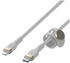 Belkin BoostCharge Pro Flex USB-C Kabel mit Lightning Connector 3m Weiß