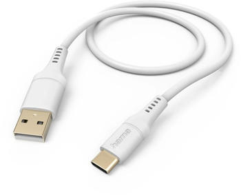 Hama Ladekabel Flexible USB-A - USB-C 1,5 m Weiß