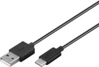 Goobay USB-Kabel 2m schwarz USB 2.0 USB-A auf USB-C max.15W/3A