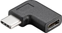 Goobay - Adapter Usb-cTM Auf Usb-cTM 90&deg;, Schwarz, Usb-cTM-buchse...