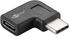 Goobay Adapter USB-C auf USB-C 90° schwarz