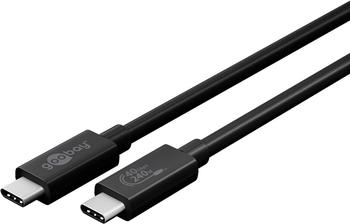 Goobay Sync & Charge USB-C Kabel USB4 Gen 3x2 240W 0,7m