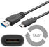 Goobay Sync & Charge Super Speed USB-C auf USB-A 3.0 Ladekabel 1m