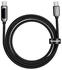 Baseus Displaykabel 100W 5A USB-C für USB-C 2m, Schwarz
