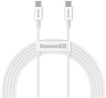 Baseus Superior Ladekabel USB-C für USB-C 100W 1m Weiß