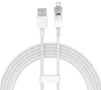 Baseus Kabel Explorer Series 2,4A USB-A zu Lightning 2m, Weiß