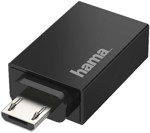 Hama USB-OTG-Adapter, Micro-USB-Stecker - USB-Buchse, USB 2.0