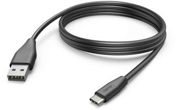 Hama Ladekabel, USB-A - USB-C, 3 m, Schwarz