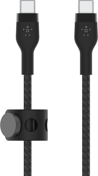 Belkin BoostCharge Pro Flex USB-C/USB-C-Kabel 3m Schwarz
