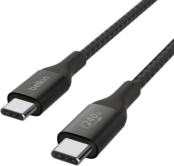 Belkin BoostCharge USB-C/USB-C-Kabel (240 W) 1m Schwarz