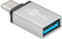 Goobay USB-C Stecker auf USB 3.0 Buchse OTG Adapter Silber