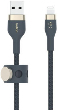 Belkin BoostCharge Pro Flex USB-A-Kabel auf Lightning 2m Blau