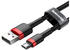 Baseus Cafule Kabel 1.5A USB-A für microUSB 2m, Schwarz-Rot