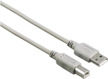 Hama USB-Kabel USB 2.0 Grau 1,50 m