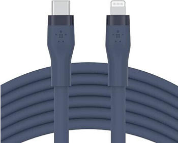 Belkin BoostCharge Flex USB-C-Kabel mit Lightning Connector 3,0m Blau