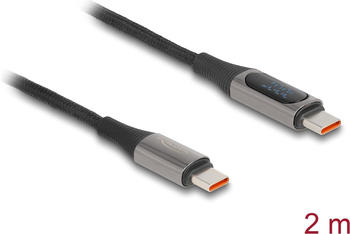 DeLock 86809 Sync- & Ladekabel USB-C -> C 100W 2m