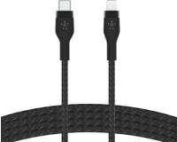 Belkin CAA011BT1MBK, Belkin USB-C auf Lightning Kabel geflochten Schwarz USB-C auf