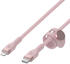 Belkin BoostCharge Pro Flex USB-C Kabel mit Lightning Connector 1m Pink