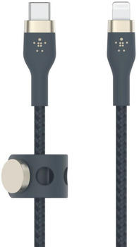 Belkin BoostCharge Pro Flex USB-C Kabel mit Lightning Connector 1m Blau