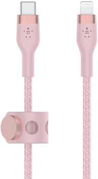Belkin BoostCharge Pro Flex USB-C Kabel mit Lightning Connector 3m Pink