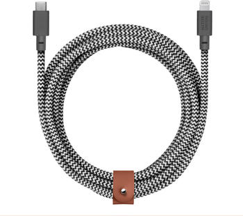 Native Union Belt Kabel XL (USB-C zu Lightning) Zebra