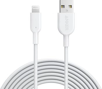 Anker PowerLine II Lightning Kabel 3,0m weiß