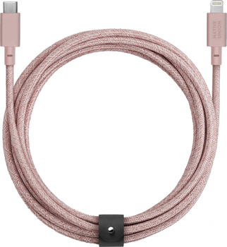 Native Union Belt Kabel XL (USB-C zu Lightning) Rose