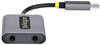 StarTech USB-C HEADPHONE SPLITTER (Audio Splitter), Audio Adapter, Grau