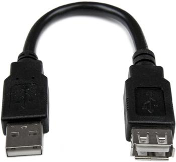 StarTech 1 ft USB to RS232 Serial DB9 Adapter Cable with COM Retention