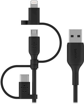Belkin Universal 3-in-1 USB-C, Lightning, Micro-USB Charging Cable
