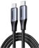 Ugreen 80150 USB-C zu USB-C Kabel 140W 1m Schwarz
