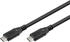 Goobay USB-C-Kabel, USB4, 240 W, 40 Gbit/s, Power Delivery 1,8m